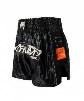 Preview: Venum Muay Thai Shorts Eclipse Black Ivory